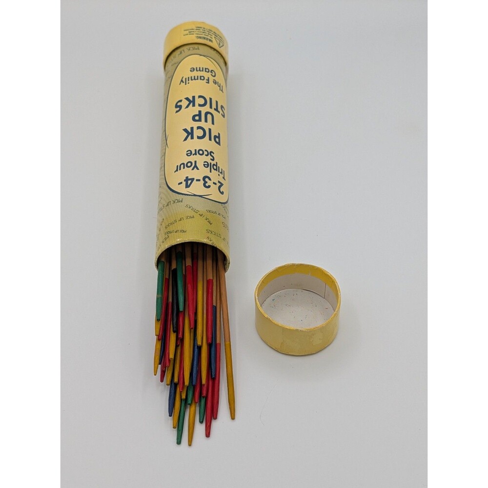 Restoration Hardware Pickup Sticks Game 2-3-4 Triple Your Score Classic Wood